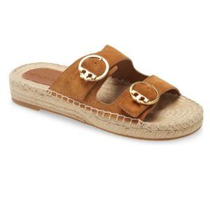 Tory Burch Selby Buckle Espadrille Flat Sandal 7.5
